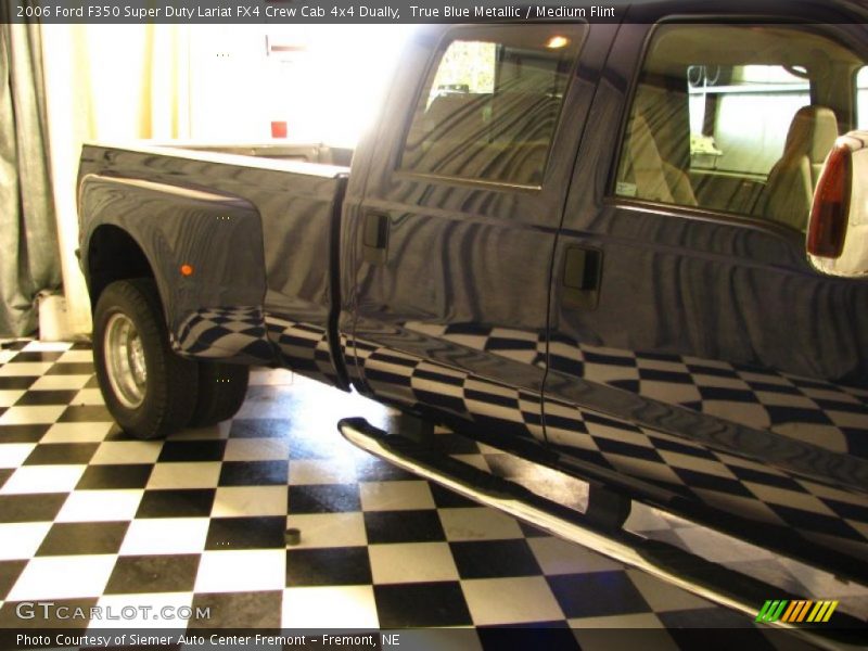 True Blue Metallic / Medium Flint 2006 Ford F350 Super Duty Lariat FX4 Crew Cab 4x4 Dually
