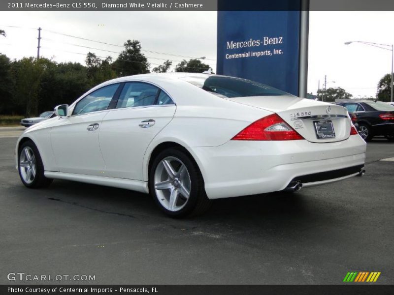Diamond White Metallic / Cashmere 2011 Mercedes-Benz CLS 550