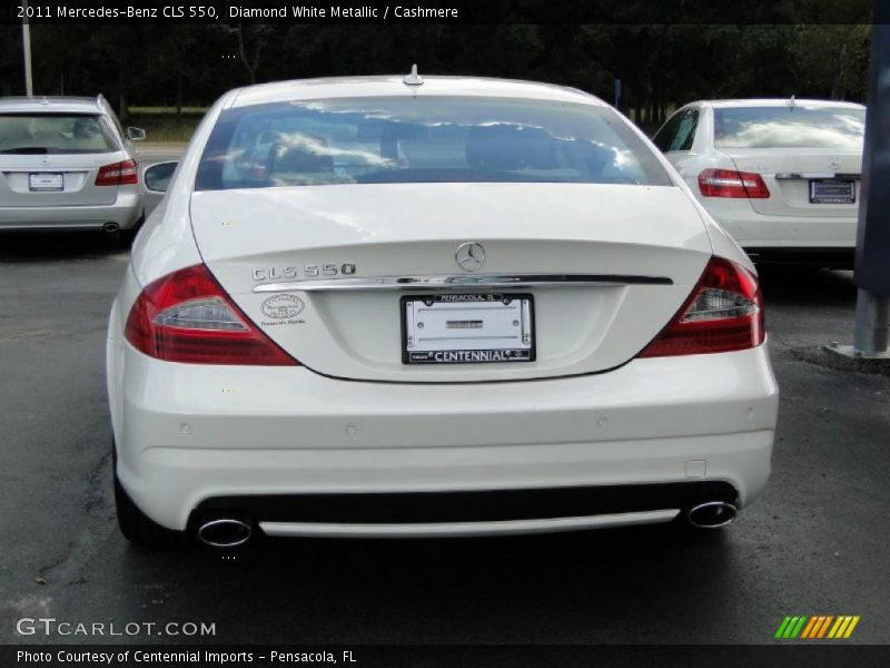 Diamond White Metallic / Cashmere 2011 Mercedes-Benz CLS 550