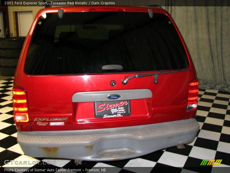 Toreador Red Metallic / Dark Graphite 2001 Ford Explorer Sport