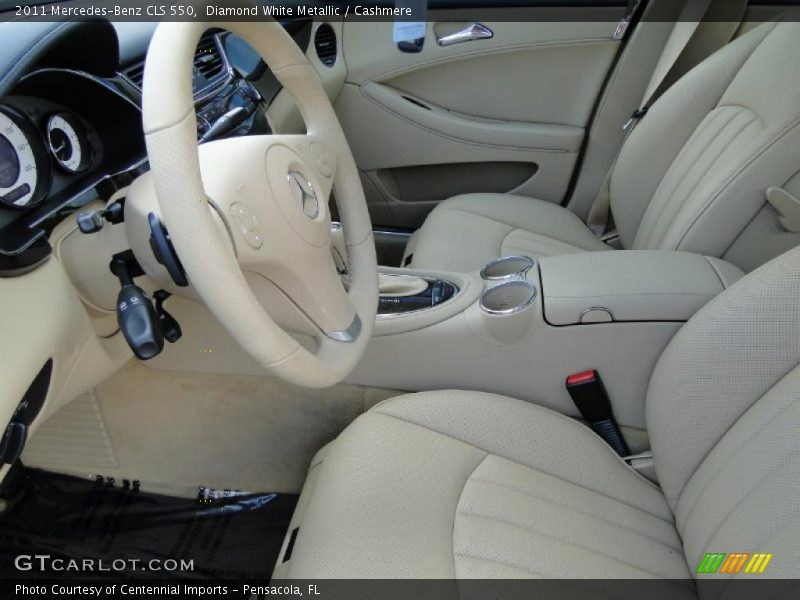 Diamond White Metallic / Cashmere 2011 Mercedes-Benz CLS 550