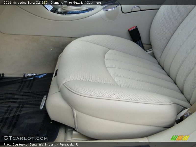 Diamond White Metallic / Cashmere 2011 Mercedes-Benz CLS 550