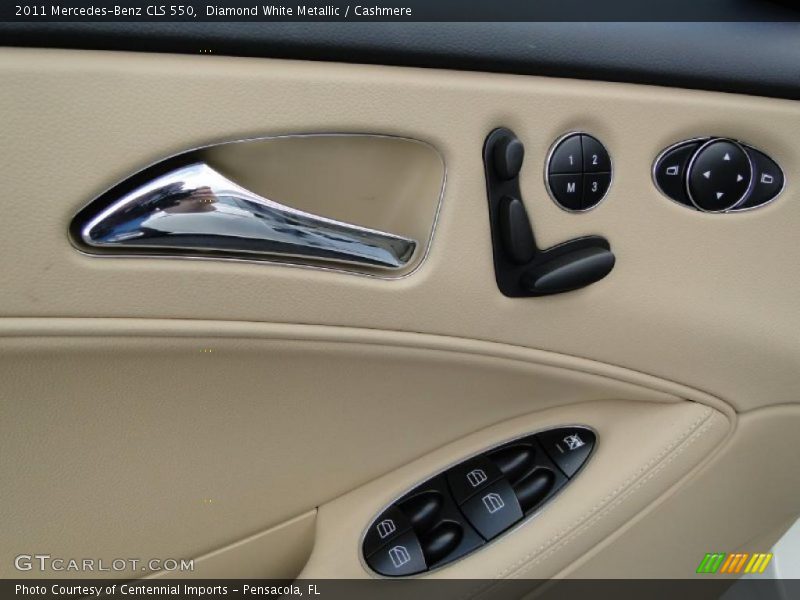 Diamond White Metallic / Cashmere 2011 Mercedes-Benz CLS 550