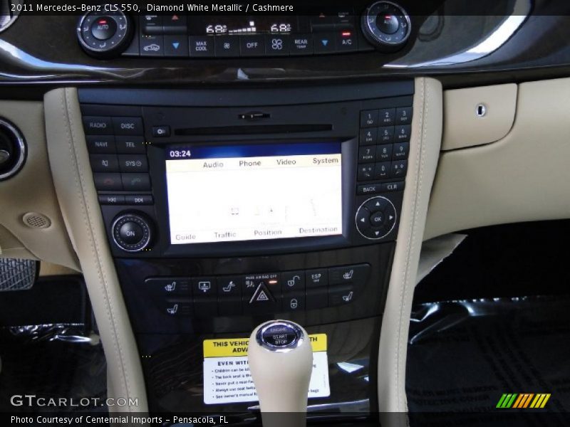 Diamond White Metallic / Cashmere 2011 Mercedes-Benz CLS 550