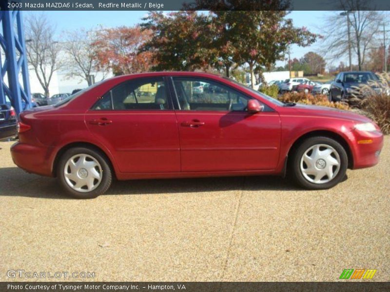 Redfire Metallic / Beige 2003 Mazda MAZDA6 i Sedan