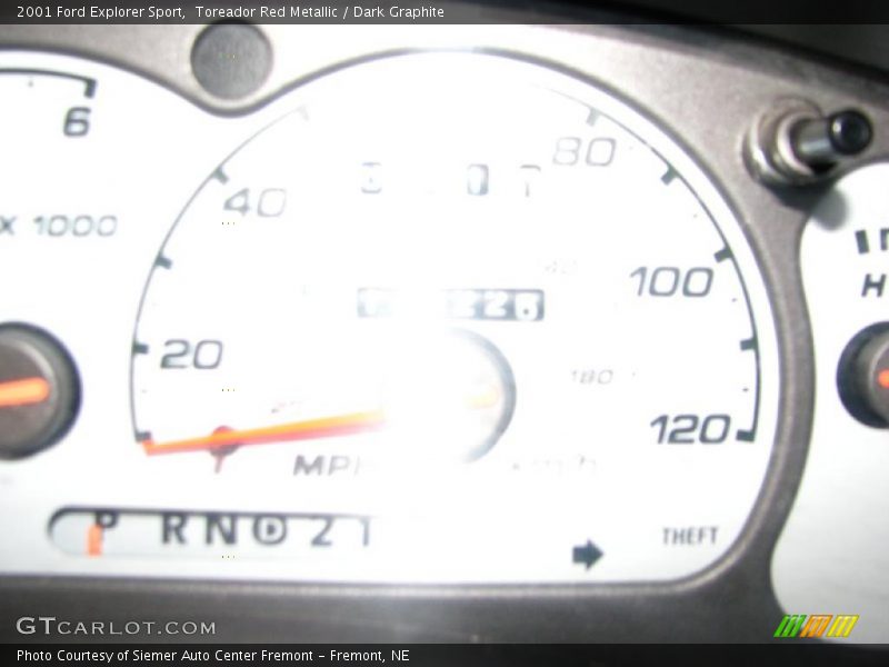 Toreador Red Metallic / Dark Graphite 2001 Ford Explorer Sport