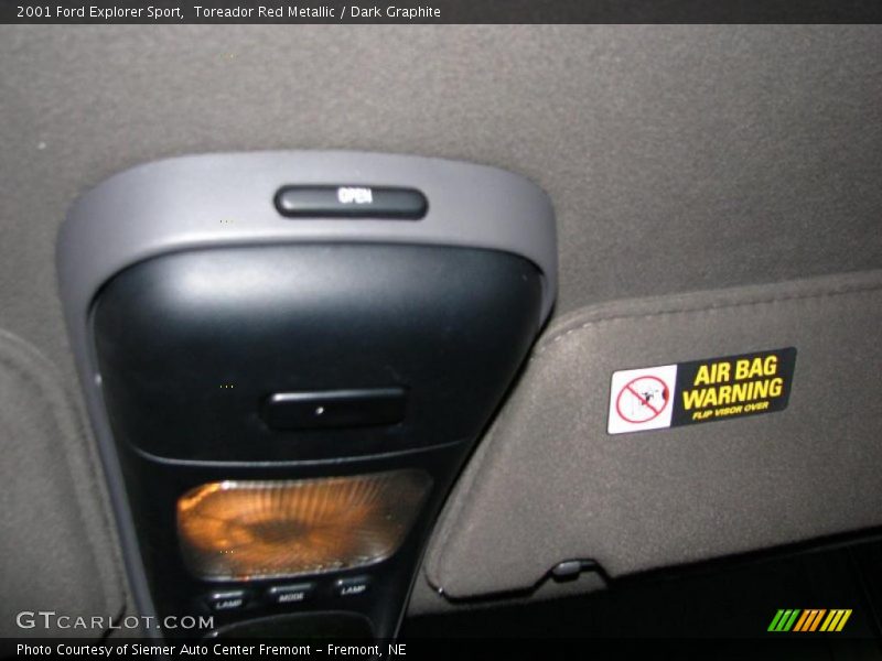 Toreador Red Metallic / Dark Graphite 2001 Ford Explorer Sport