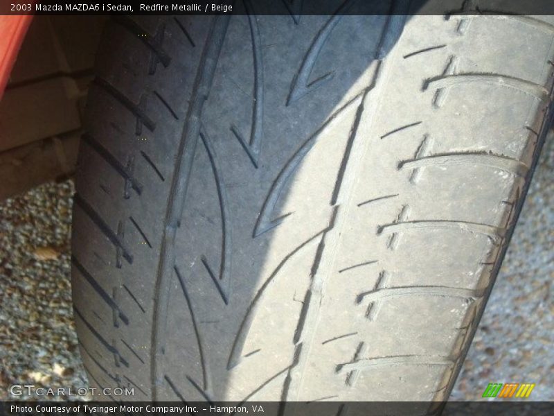 Redfire Metallic / Beige 2003 Mazda MAZDA6 i Sedan