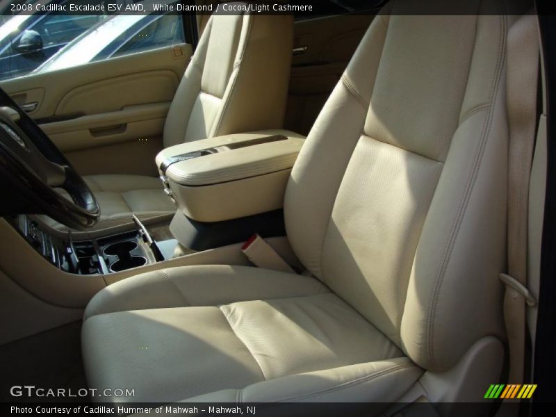White Diamond / Cocoa/Light Cashmere 2008 Cadillac Escalade ESV AWD