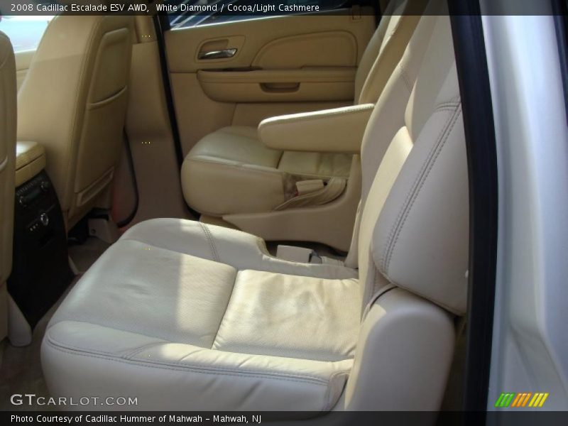 White Diamond / Cocoa/Light Cashmere 2008 Cadillac Escalade ESV AWD