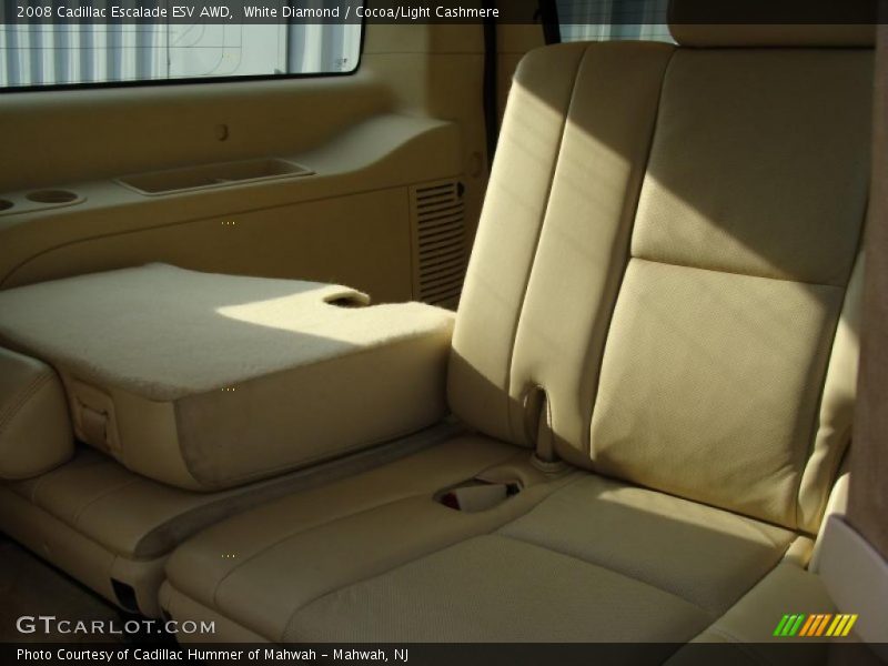 White Diamond / Cocoa/Light Cashmere 2008 Cadillac Escalade ESV AWD