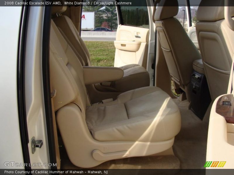 White Diamond / Cocoa/Light Cashmere 2008 Cadillac Escalade ESV AWD