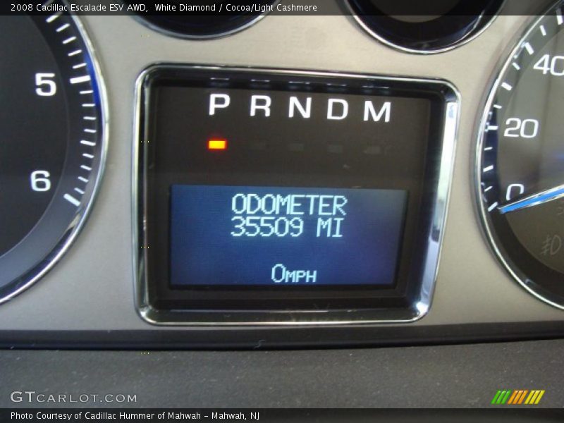 White Diamond / Cocoa/Light Cashmere 2008 Cadillac Escalade ESV AWD