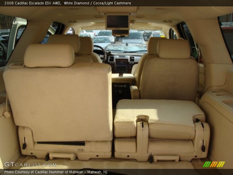 White Diamond / Cocoa/Light Cashmere 2008 Cadillac Escalade ESV AWD