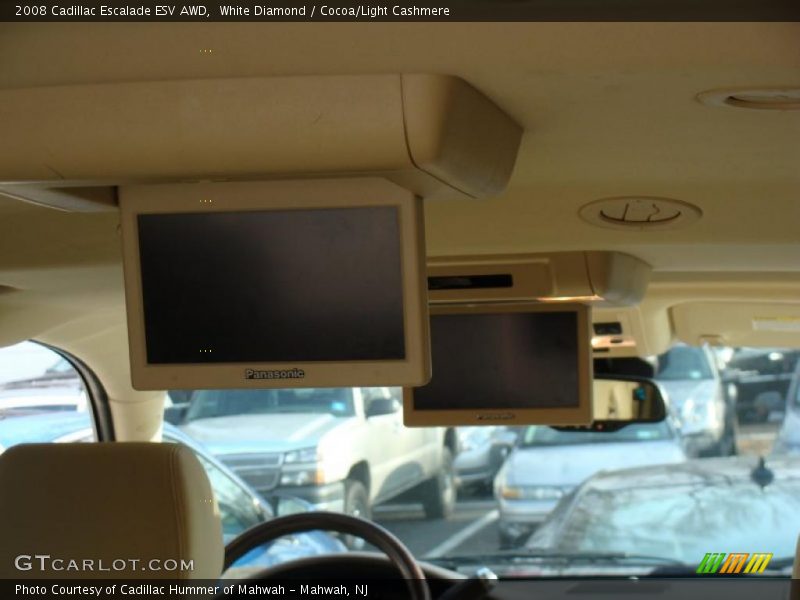 White Diamond / Cocoa/Light Cashmere 2008 Cadillac Escalade ESV AWD
