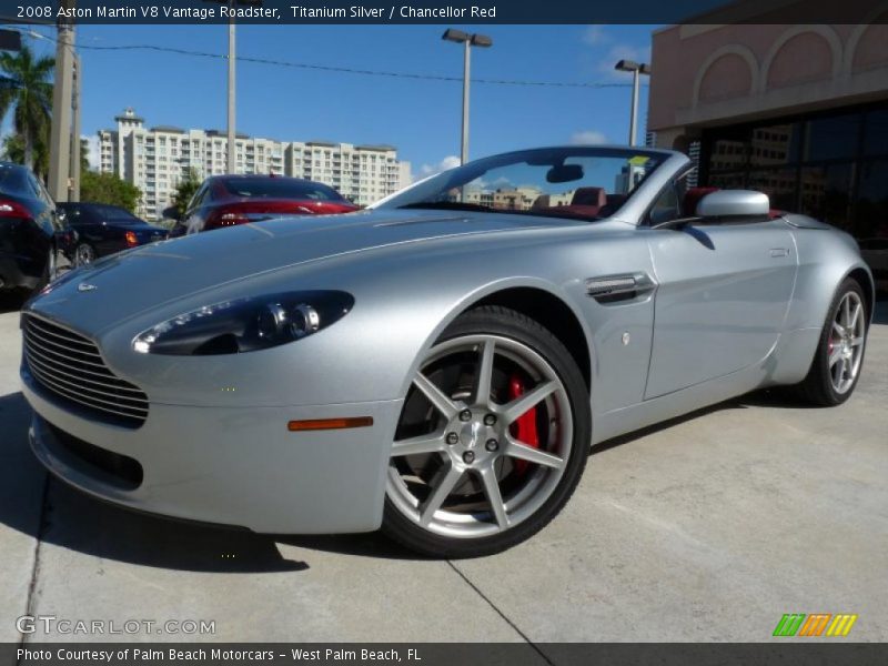 Front 3/4 View of 2008 V8 Vantage Roadster