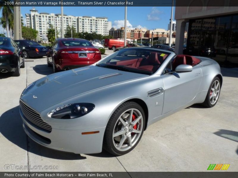 Front 3/4 View of 2008 V8 Vantage Roadster