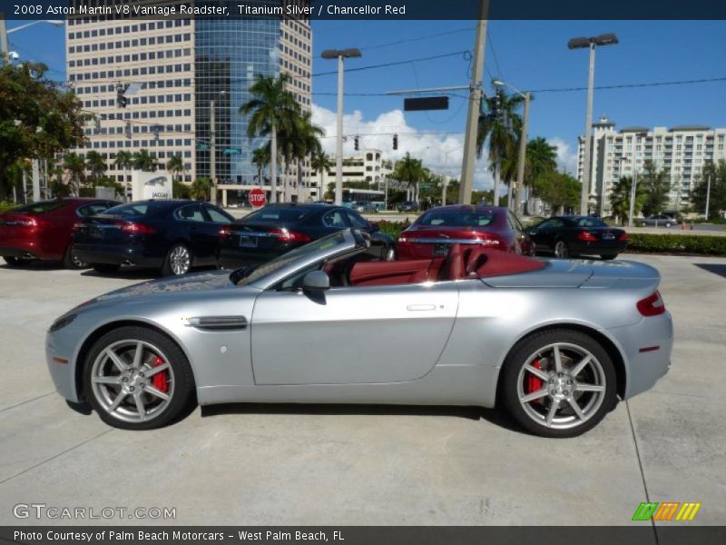  2008 V8 Vantage Roadster Titanium Silver
