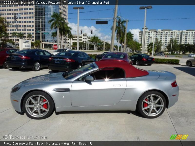  2008 V8 Vantage Roadster Titanium Silver