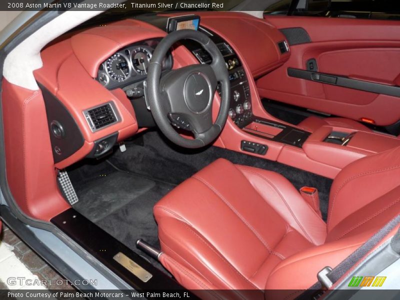 Chancellor Red Interior - 2008 V8 Vantage Roadster 