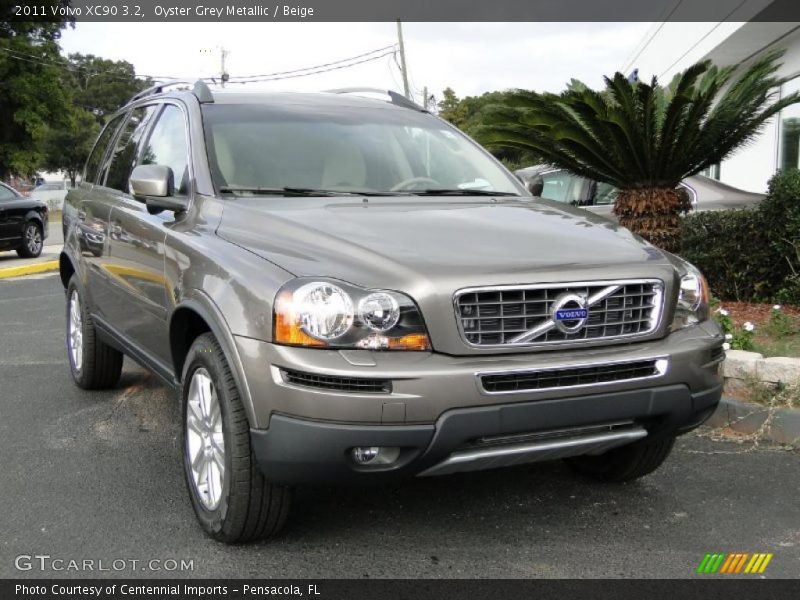 Oyster Grey Metallic / Beige 2011 Volvo XC90 3.2