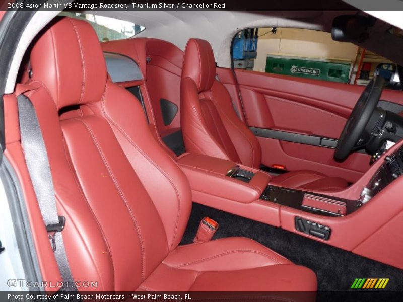  2008 V8 Vantage Roadster Chancellor Red Interior