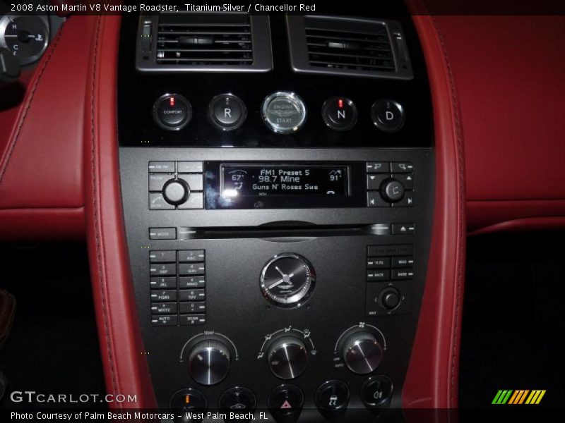 Controls of 2008 V8 Vantage Roadster