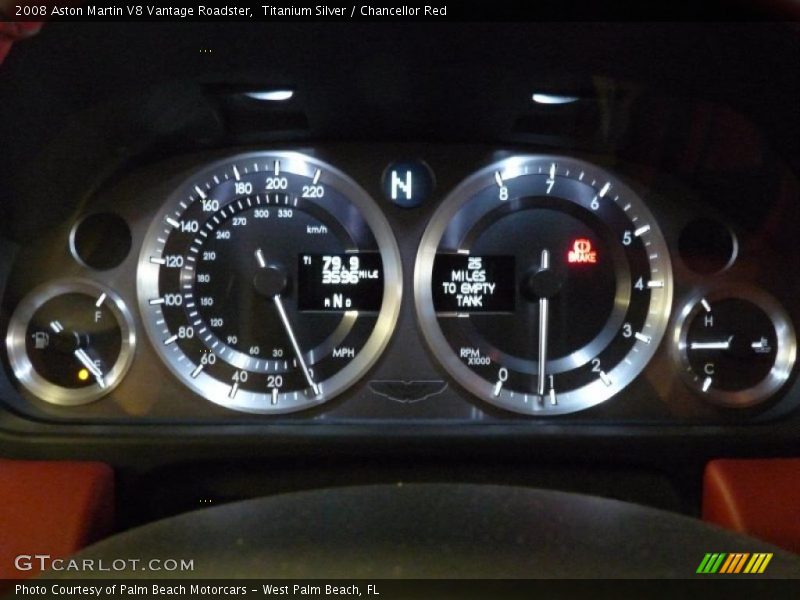  2008 V8 Vantage Roadster Roadster Gauges