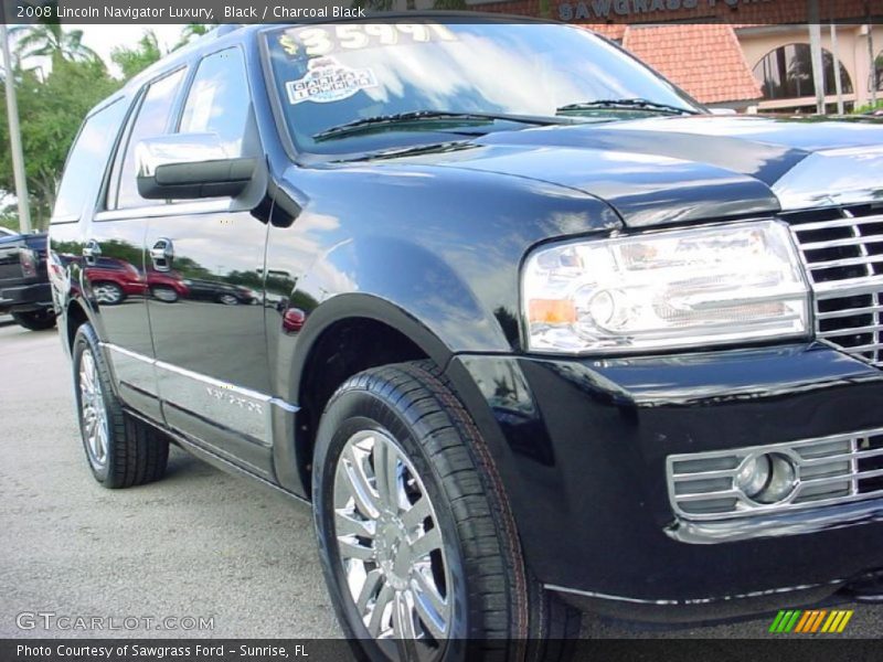 Black / Charcoal Black 2008 Lincoln Navigator Luxury