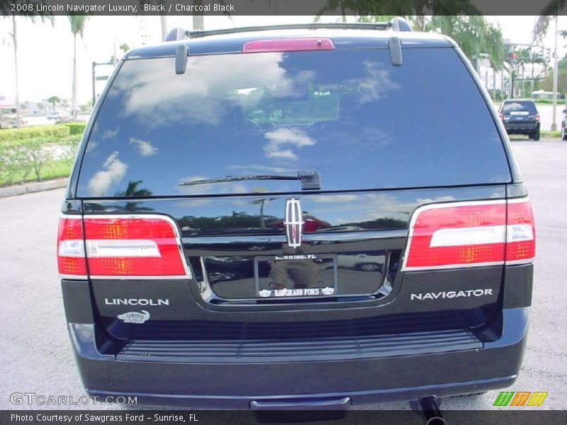 Black / Charcoal Black 2008 Lincoln Navigator Luxury