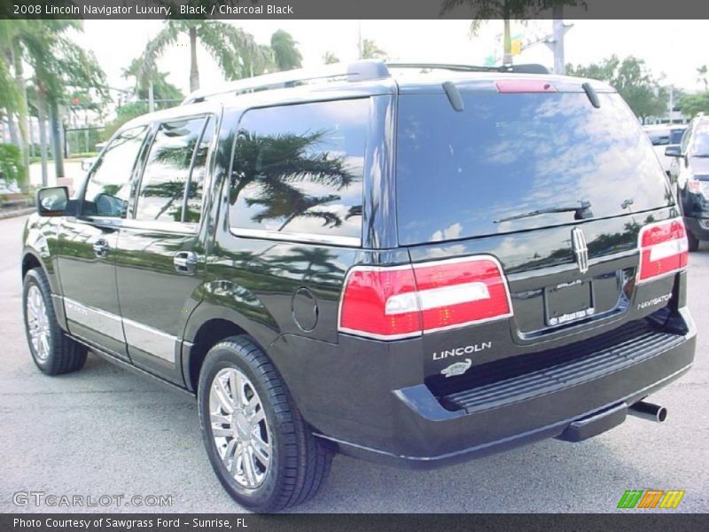 Black / Charcoal Black 2008 Lincoln Navigator Luxury