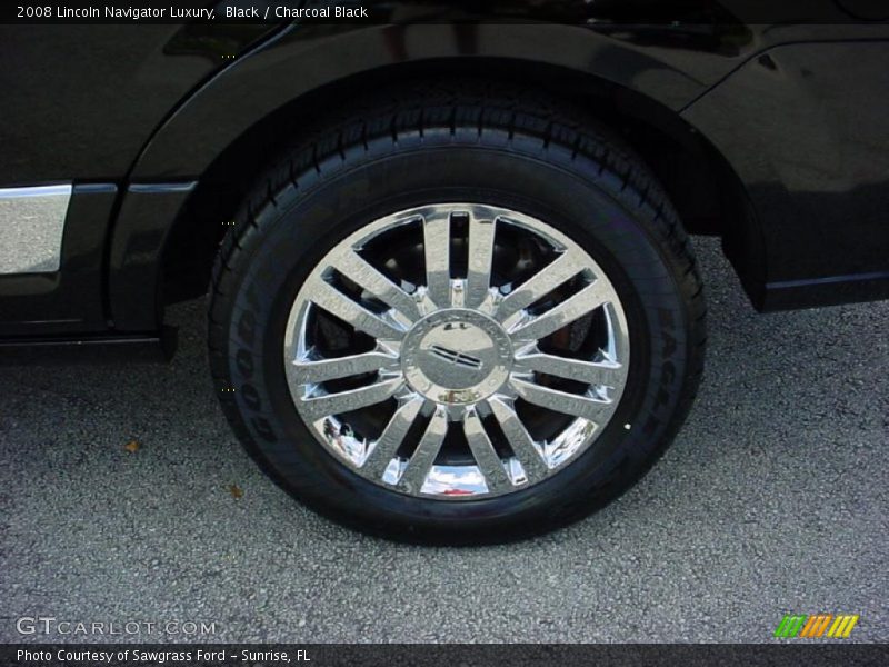 Black / Charcoal Black 2008 Lincoln Navigator Luxury