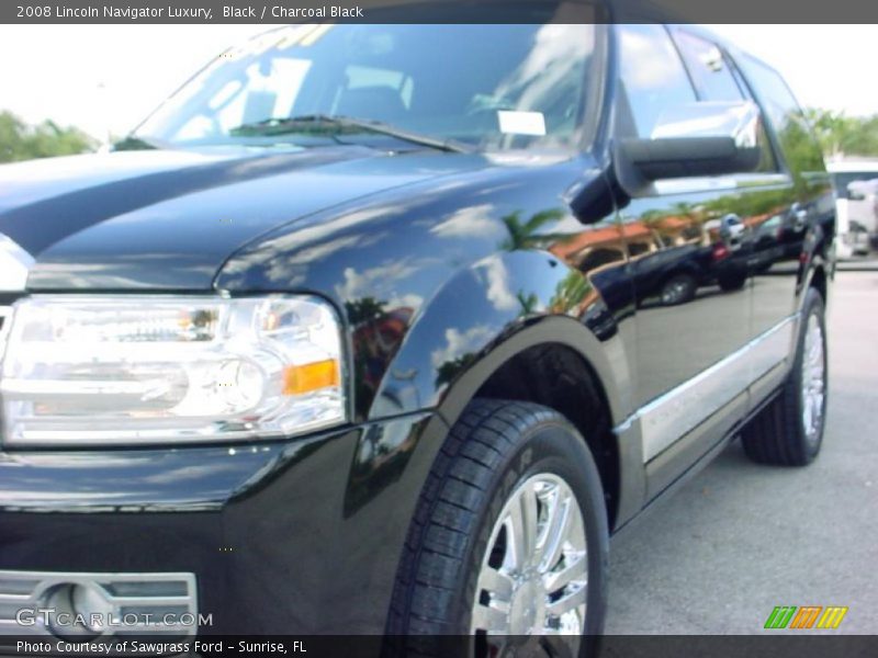 Black / Charcoal Black 2008 Lincoln Navigator Luxury