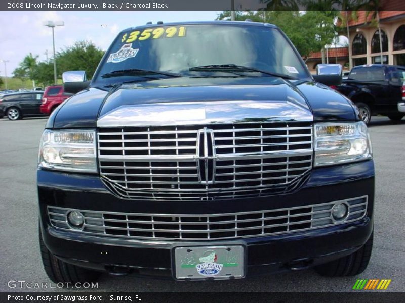 Black / Charcoal Black 2008 Lincoln Navigator Luxury