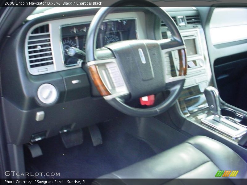 Black / Charcoal Black 2008 Lincoln Navigator Luxury