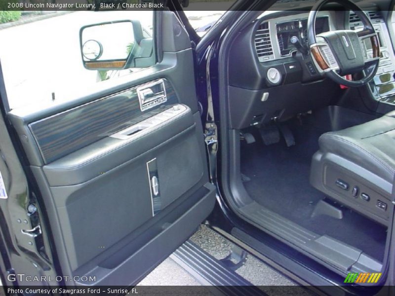  2008 Navigator Luxury Charcoal Black Interior