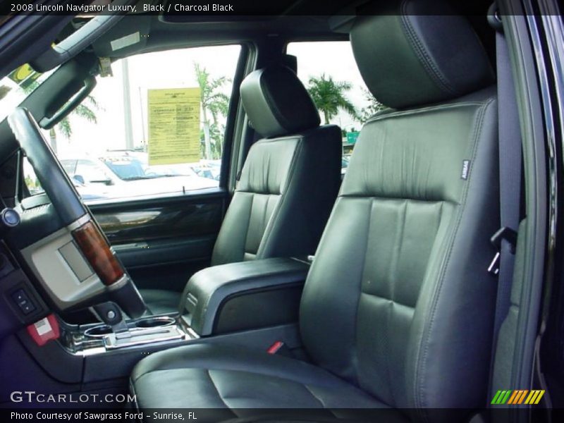  2008 Navigator Luxury Charcoal Black Interior