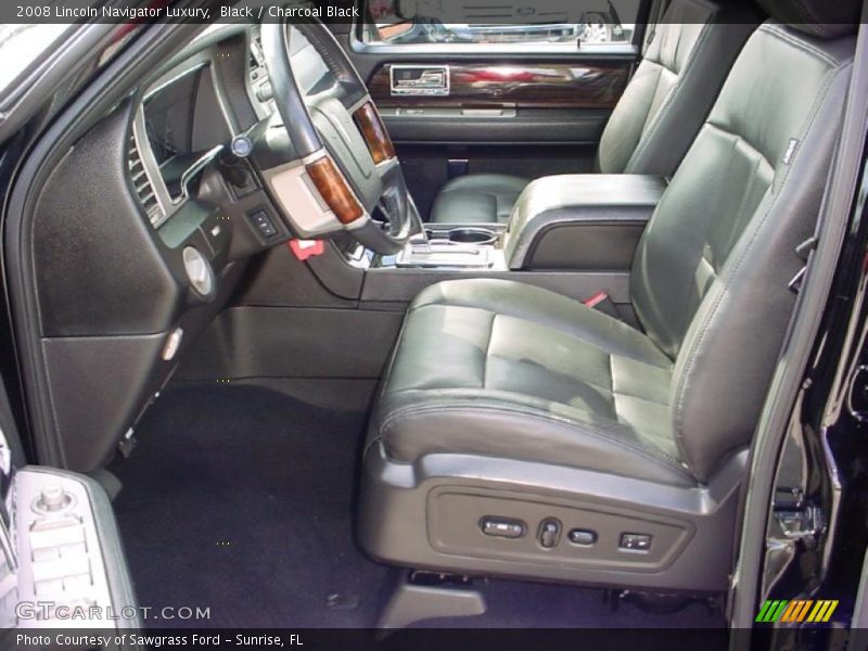  2008 Navigator Luxury Charcoal Black Interior