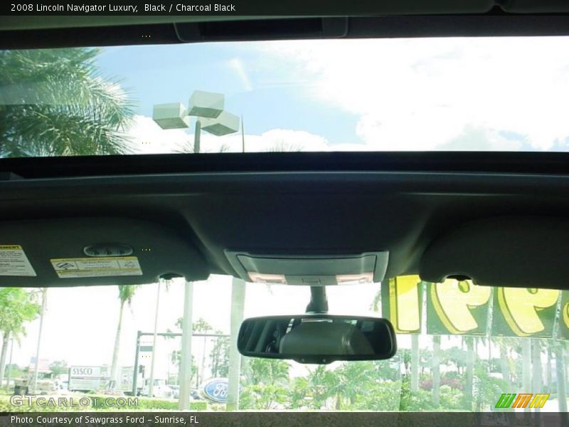 Black / Charcoal Black 2008 Lincoln Navigator Luxury