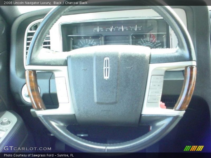 Black / Charcoal Black 2008 Lincoln Navigator Luxury