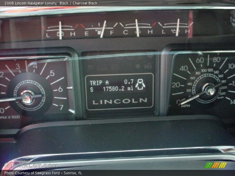  2008 Navigator Luxury Luxury Gauges