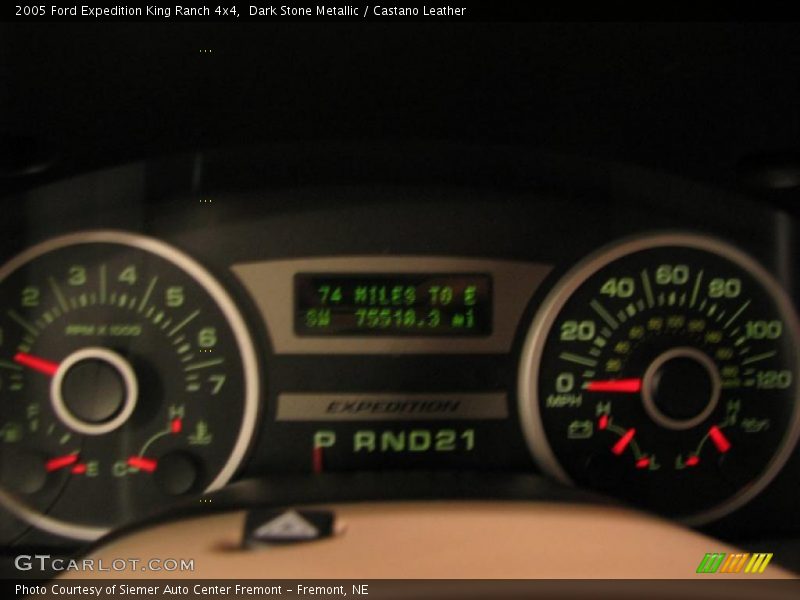 Dark Stone Metallic / Castano Leather 2005 Ford Expedition King Ranch 4x4