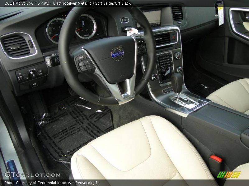 Soft Beige/Off Black Interior - 2011 S60 T6 AWD 
