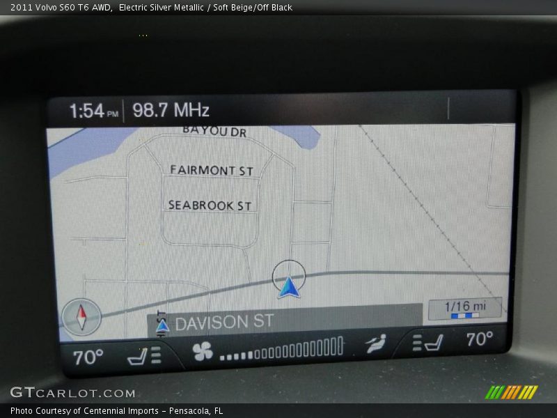 Navigation of 2011 S60 T6 AWD