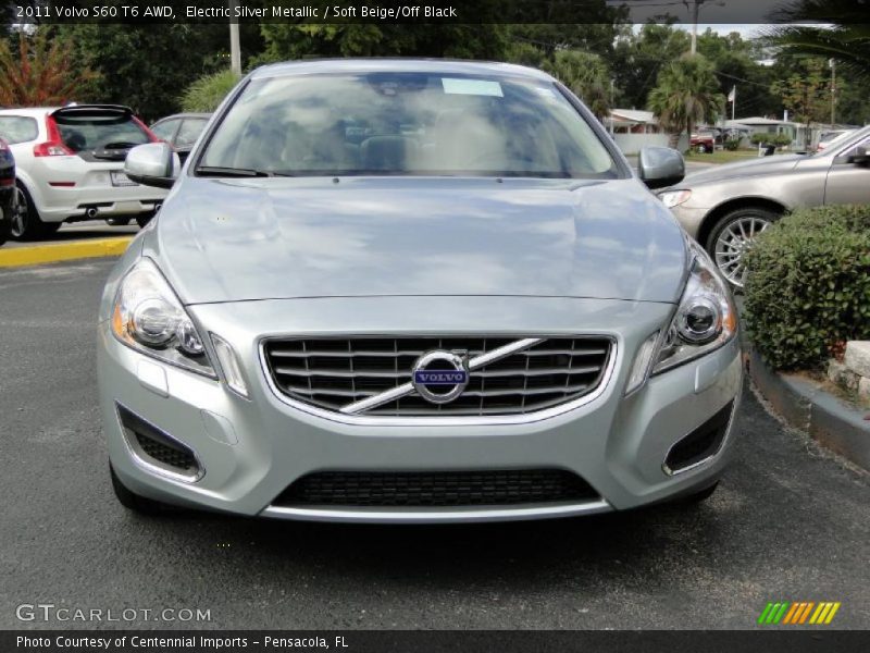 Electric Silver Metallic / Soft Beige/Off Black 2011 Volvo S60 T6 AWD