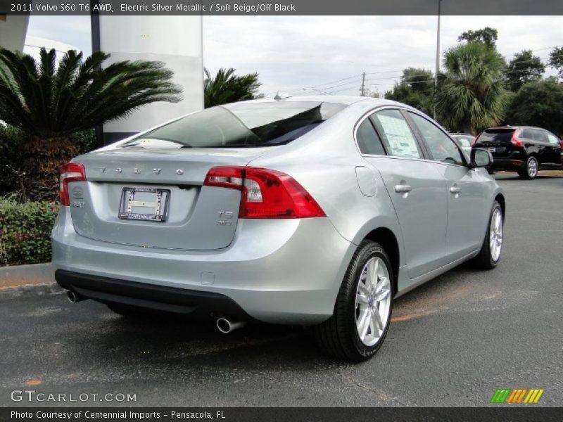 Electric Silver Metallic / Soft Beige/Off Black 2011 Volvo S60 T6 AWD