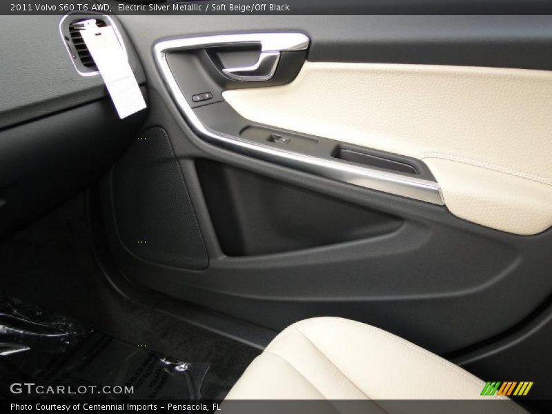  2011 S60 T6 AWD Soft Beige/Off Black Interior