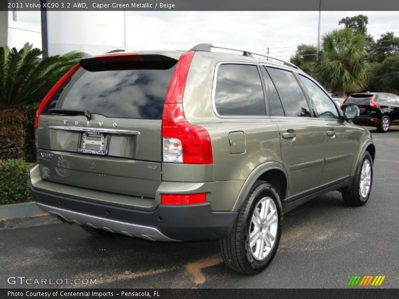 Caper Green Metallic / Beige 2011 Volvo XC90 3.2 AWD