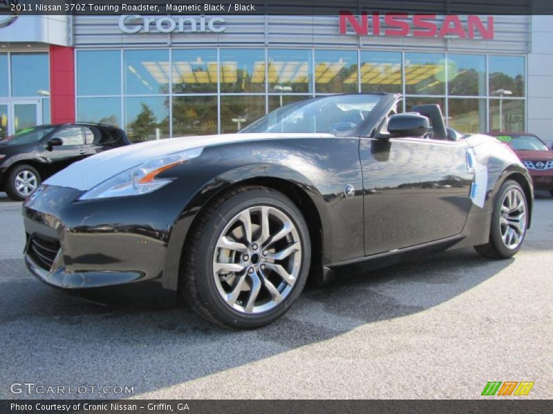 Magnetic Black / Black 2011 Nissan 370Z Touring Roadster