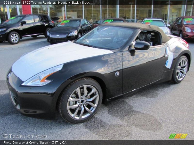 Magnetic Black / Black 2011 Nissan 370Z Touring Roadster